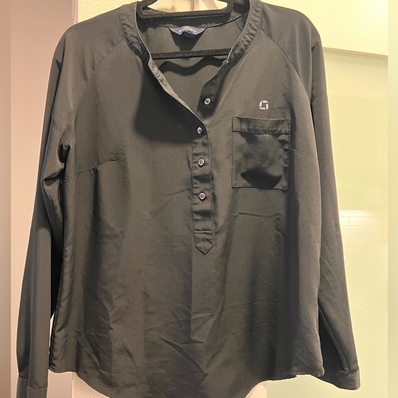 CHASE LAND’S END UNIFORM BLACK LONG SLEEVE JPMORGAN CHASE BANK